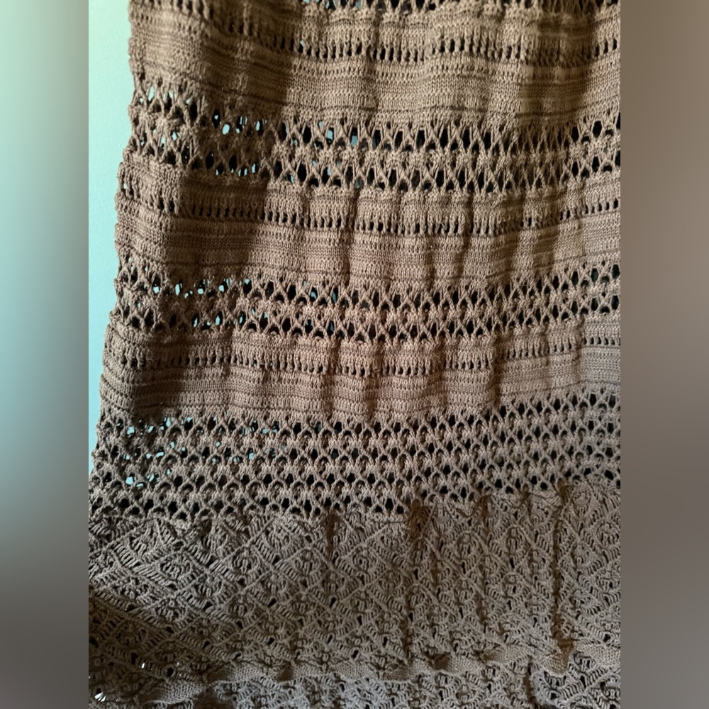 Vintage Moda international Victoria’s Secret Crochet Halter Maxi Dress sz small - Picture 8 of 8